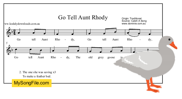 Go Tell Aunt Rhody